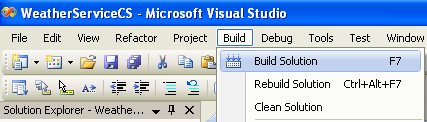 Building an ASP and C# project in Visual Studio 2008
