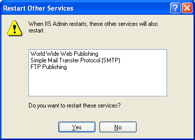 Install, configure, test and use IIS 5.x on Windows XP Pro SP2 machine: confirmation for other hosted IIS Admin services