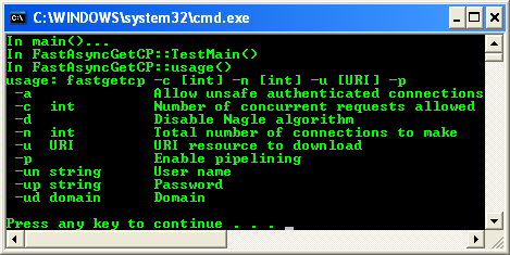 Building and running the C++/CLI web class network performance .NET ...