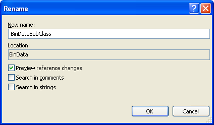 C# Binary Socket Server Program Example - changing the class name