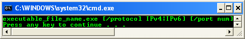 C# Binary Socket Server Program Example - a sample output