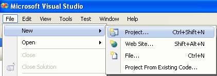 C# Program Example - creating a new console application