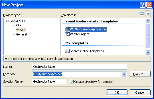 IP Helper Functions: Program Example Using GetIpAddrTable() Function