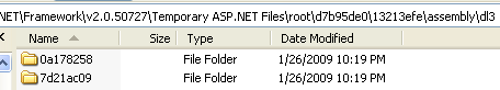 The C# Asynchronous Web Service Access with ASP .NET WEB Service application development Program Example: the ASP .NET temporary folder with temporary folders example