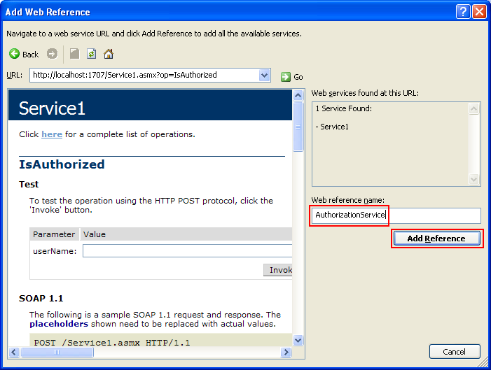 The VB .NET Asynchronous Web Service Program Example: renaming the web service reference name and aading it to the existing .NET project